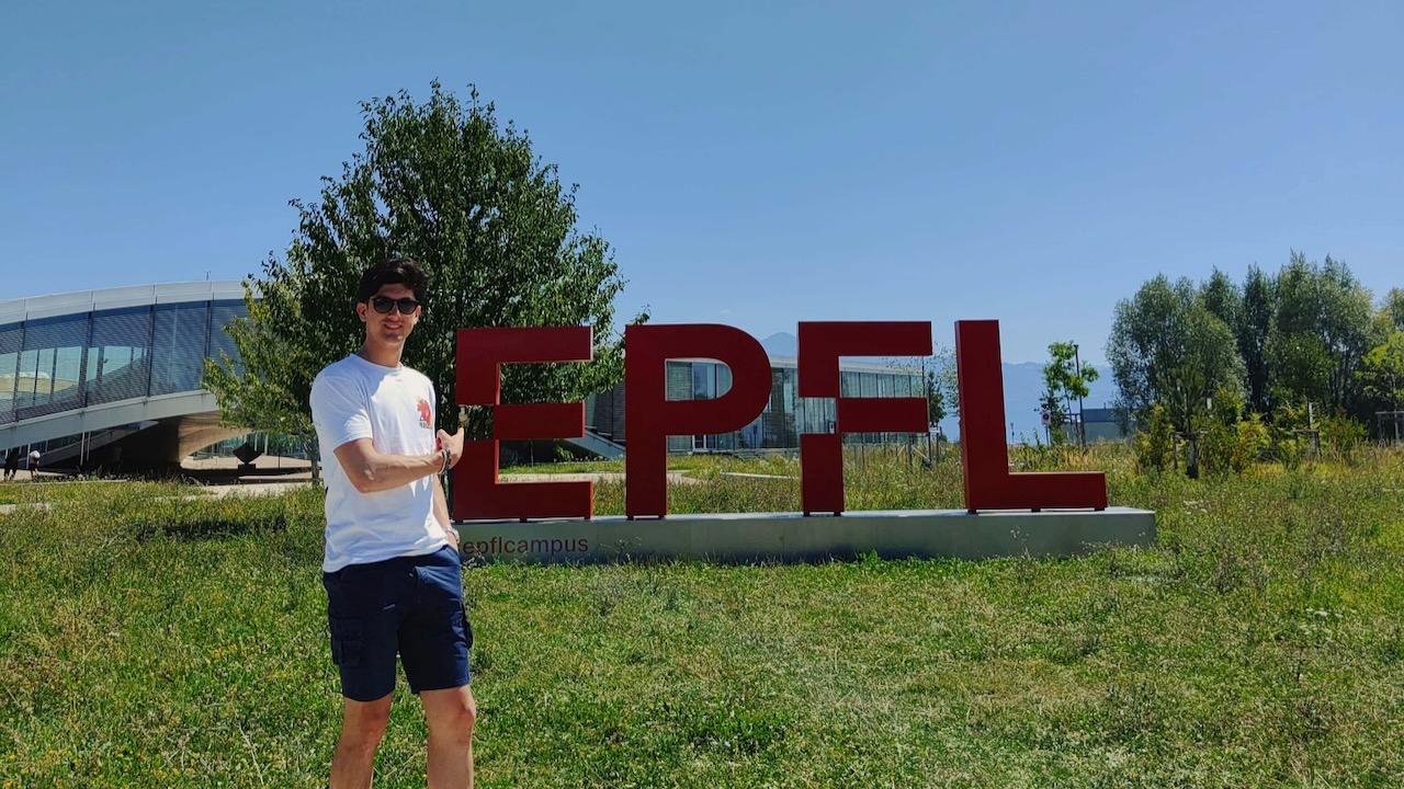 Myself at Rolex Learning Centre
